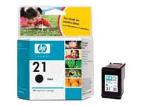 Cartucho negro de inyeccin de tinta HP 21 (C9351AE#ABE)